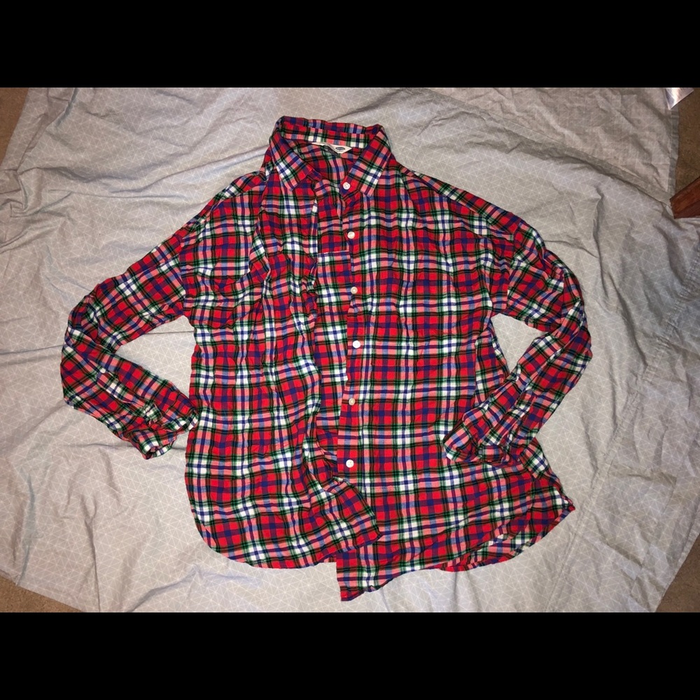Plaid flannel shirt